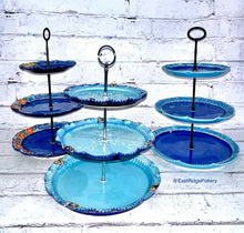 Load image into Gallery viewer, Handmade Pottery Tiered Plates