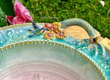Load image into Gallery viewer, Handmade Hummingbird Center Piece Bowl