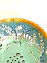 Load image into Gallery viewer, Handmade Pottery Ocean Vibes Fruit Bowl