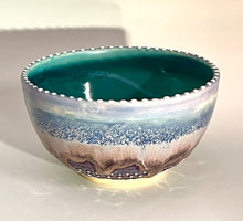 Load image into Gallery viewer, Handmade Iris Sparkle Soup Bowl