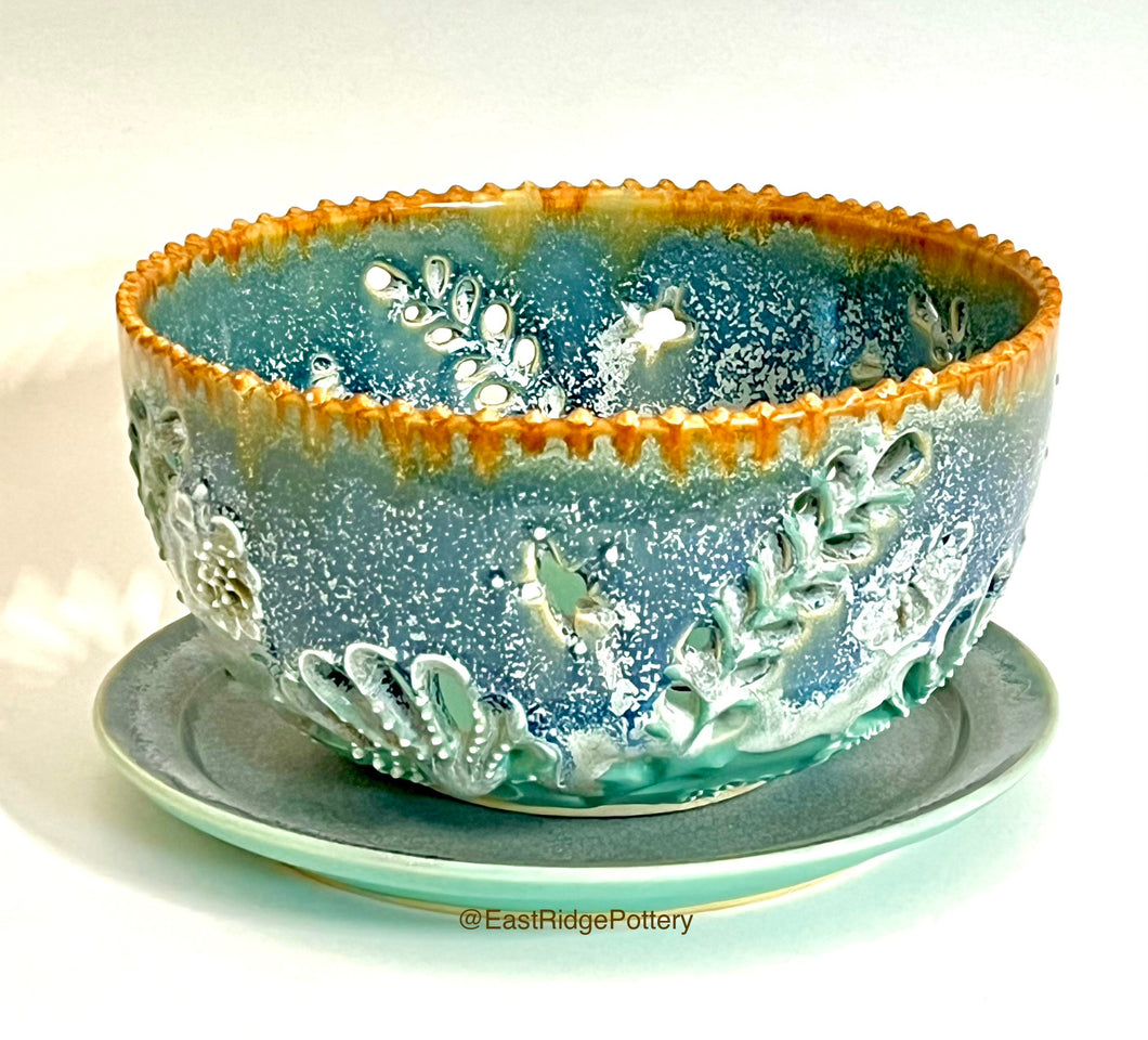 Handmade Pottery Berry Bowl