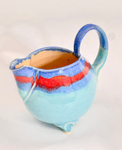Load image into Gallery viewer, Wheel-Thrown and Darted Pottery Creamer