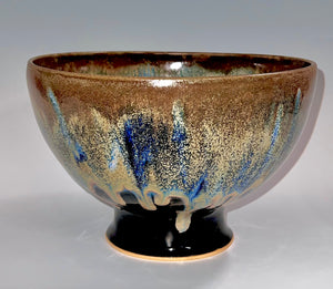 Handmade Pedestal Constellations Bowl