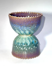 Load image into Gallery viewer, Handmade Pottery Purple Snack Bowls