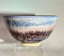 Load image into Gallery viewer, Handmade Iris Sparkle Serving Bowl