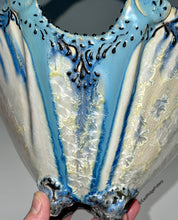 Load image into Gallery viewer, Handmade Altered Pottery Crystalline Centerpiece Bowl
