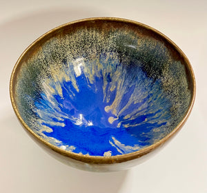 Handmade Pedestal Constellations Bowl