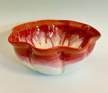 Load image into Gallery viewer, Handmade Pottery Ruby Serving Bowl