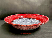 Load image into Gallery viewer, Handmade Pottery Ruby Serving Bowl