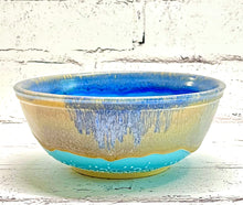 Load image into Gallery viewer, Handmade Pottery Blue Bowl