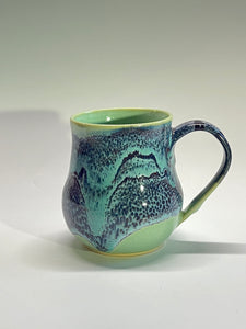 Handmade Purple Oil Spot Mug