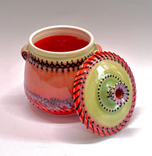 Load image into Gallery viewer, Handmade Pottery Sunrise Jar