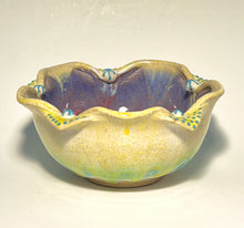 Load image into Gallery viewer, Handmade Pottery Flower Bowl