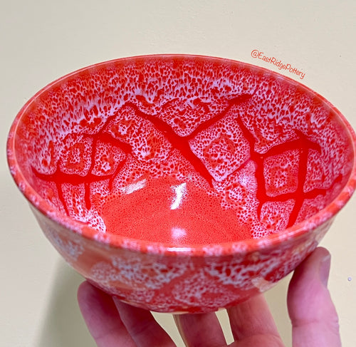 Handmade Pottery Persimmon Bowl