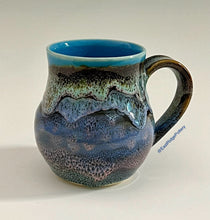 Load image into Gallery viewer, Pink Blush Oil Spot Pottery Mug