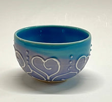 Load image into Gallery viewer, Handmade Purple Hearts Snack Bowl