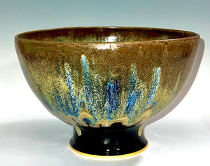 Handmade Pedestal Constellations Bowl