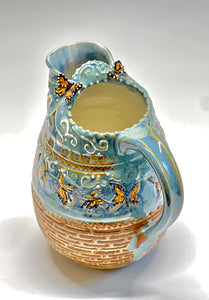 Handmade Butterfly Pitcher