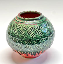 Load image into Gallery viewer, Handmade Festive Textured Vase