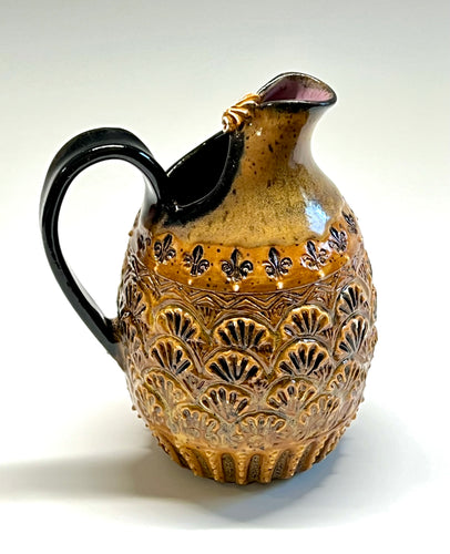 Handmade Pottery Pineapple Pitcher