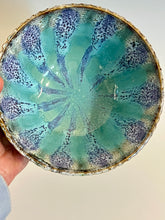 Load image into Gallery viewer, Handmade Pottery Oil Spot Serving Bowl