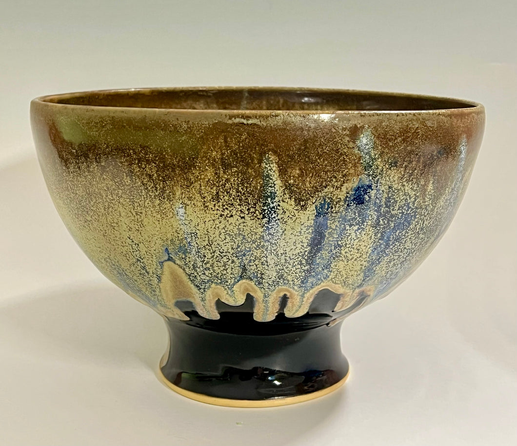 Handmade Pedestal Constellations Bowl