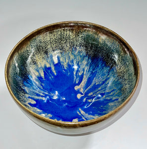 Handmade Pedestal Constellations Bowl