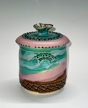 Load image into Gallery viewer, Handmade Pottery Beach Vibes Jar