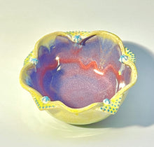 Load image into Gallery viewer, Handmade Pottery Flower Bowl