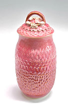 Load image into Gallery viewer, Handmade Rhubarb Pottery Jar