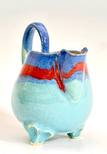 Load image into Gallery viewer, Wheel-Thrown and Darted Pottery Creamer