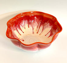 Load image into Gallery viewer, Handmade Pottery Ruby Serving Bowl