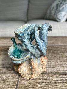 Handmade Pottery Sea Sculpture S&P Server