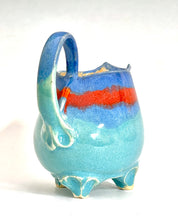 Load image into Gallery viewer, Wheel-Thrown and Darted Pottery Creamer