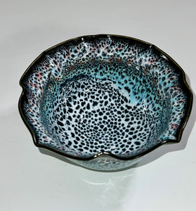 Handmade Flower Rim Bowl