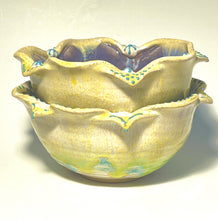 Load image into Gallery viewer, Handmade Pottery Flower Bowl