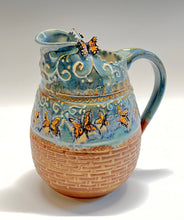 Load image into Gallery viewer, Handmade Butterfly Pitcher