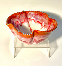 Load image into Gallery viewer, Handmade Pottery Flame Serving Bowl