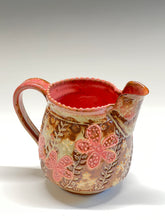 Load image into Gallery viewer, Handmade Pink Flower Power Pitcher