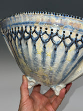 Load image into Gallery viewer, Handmade Altered Pottery Crystalline Centerpiece Bowl