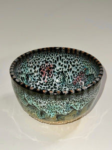 Handmade Pottery Oil Spot Bowl