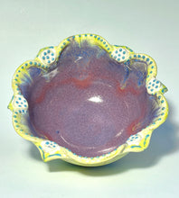 Load image into Gallery viewer, Handmade Pottery Flower Bowl