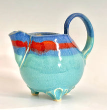Load image into Gallery viewer, Wheel-Thrown and Darted Pottery Creamer