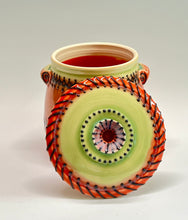 Load image into Gallery viewer, Handmade Pottery Sunrise Jar