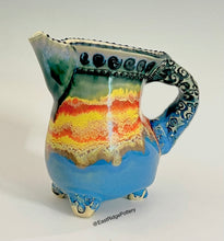 Load image into Gallery viewer, Handmade Funky Chic Pottery Pitcher