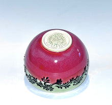 Load image into Gallery viewer, Ruby Slip Trailed Bowl