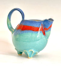 Load image into Gallery viewer, Wheel-Thrown and Darted Pottery Creamer