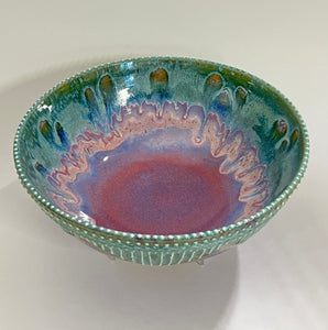 Handmade Pottery Appaloosa Serving Bowl