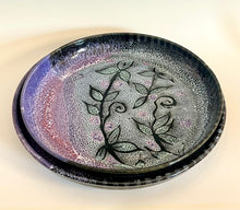 Load image into Gallery viewer, Handmade Purple Oil Spot Blates (set of 2)