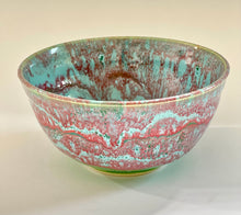 Load image into Gallery viewer, Handmade Marbled Pottery Soup Bowl